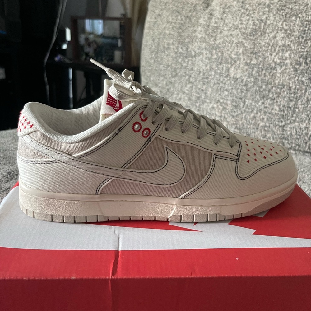 Nike Dunks Low Light Orewood Brown Sashiko